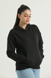 Plain Black Hoodie