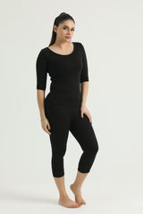 Black Women Thermal Trouser