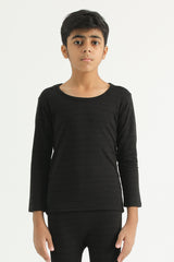 Black Kids Thermal Shirt