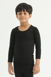 Black Kids Thermal Shirt