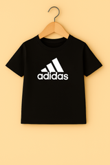 Adidaz Style Kids T-Shirt – 100% Cotton Comfort Jersey | Black & Blue