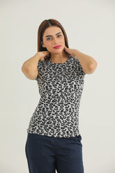 Ceetah Print (GREY & BLACK)