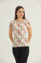 Multi Floral (Beige)