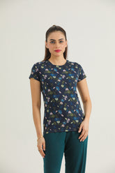 Multi Floral (Dk Navy)