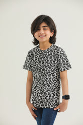 Ceetah Print(Grey / Black)