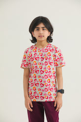 Hearts and Lips (Grey)