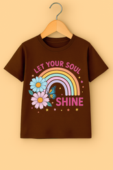 Lets your soul shine kids t-shirt