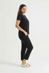Black Soft Loungewear