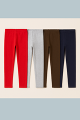 Pack of 4 Kids Girls Winter Tights