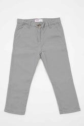 Gray Cotton Pants