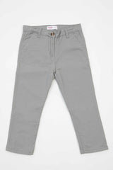 Gray Cotton Pants