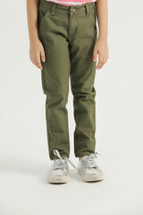 Olive Green Cotton Pants