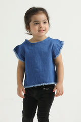 Short Body Denim Top