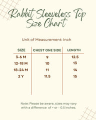 Rabbit Sleeveless Top