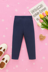 Navy Kids Girls tights