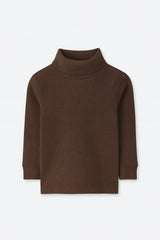 Brown Kids Girls High neck