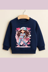 Lovely girl kids sweatshirt