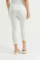 White Women Thermal Trousers