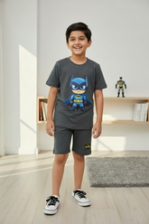 Batman Set - 7 Year Old Smiling Model