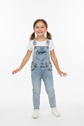 Kids Denim Dungaree Model Shot