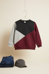 Little Rock Star Color-Block Sweatshirt
