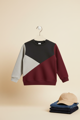 Little Rock Star Kids Color-Block Sweatshirt