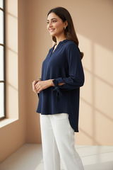 Navy Coord Side No Pockets