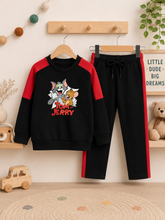 Tom & Jerry Co-ord Set – Black & Red Color