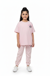 Pakistani Girl Model — Pink 2-Piece Outfit