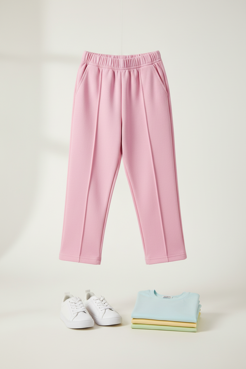 Pink Kids Pin Tuck Trouser – Combo Listing