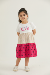 Sweet Butterfly Girls Dress – Model Shot