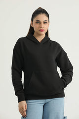 Plain Black Hoodie
