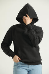 Plain Black Hoodie