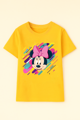 Yellow mickey kids t-shirt
