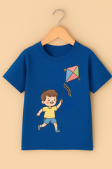 Basant festival Boy blue kids T-shirt