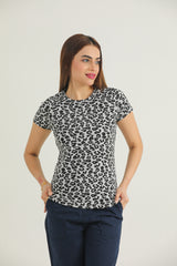 Ceetah Print (GREY & BLACK)