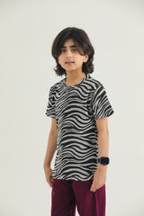 Zebra Print(Grey / Black)