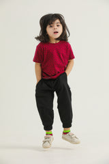 Polka Dots (Maroon)