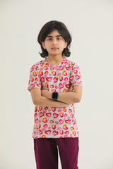 Hearts and Lips (Grey)