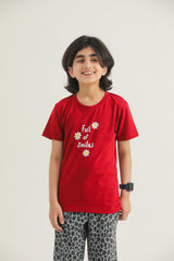 Full of Smiles (Maroon)