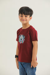 Graphic T-Shirt (Maroon)