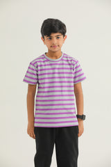Striper T-Shirt (Purple)