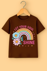 Lets your soul shine kids t-shirt