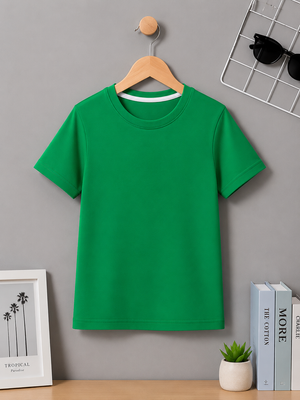 Green kids summer t-shirt