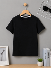 Black kids summer t-shirt