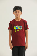 Graphic T-Shirt (Deep Maroon)