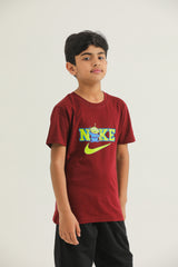 Graphic T-Shirt (Deep Maroon)