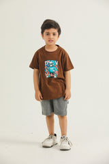 Graphic T-Shirt (Brown)
