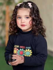 Black so sweet kids sweatshirt & trouser