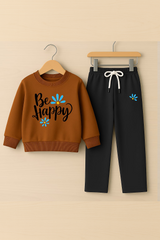 Be happy kids sweatshirt & trouser